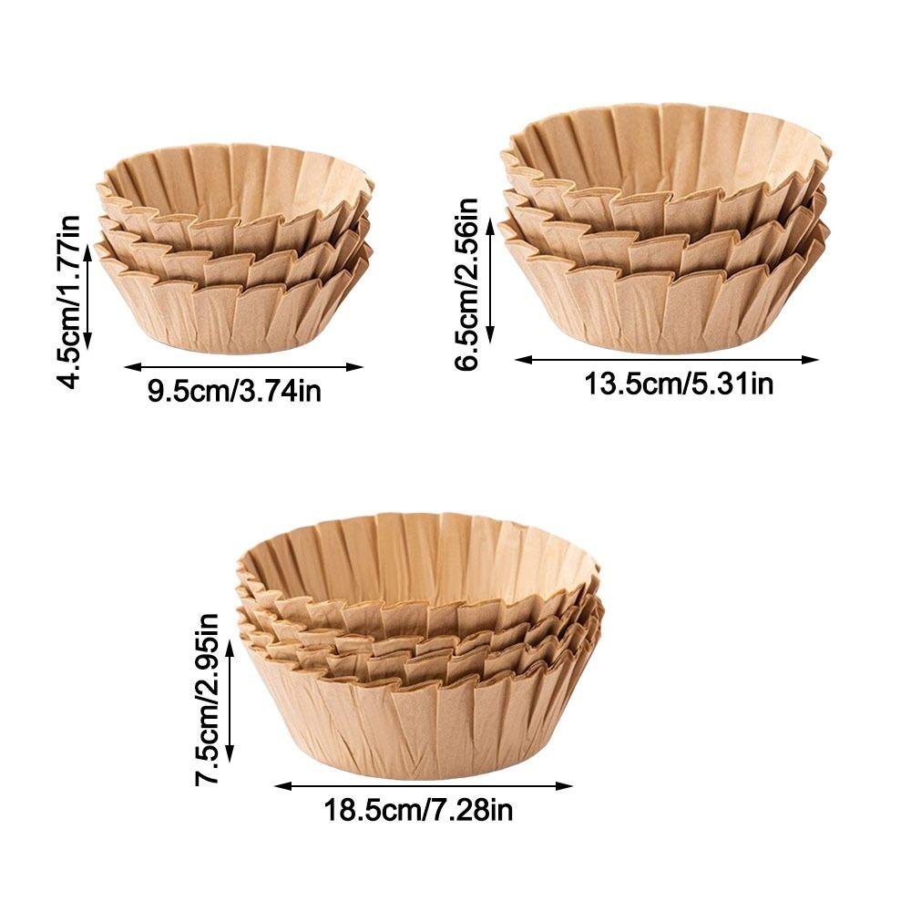 Foldless Disposable Baking Papers 4/6/8inch Basques Cake Paper New Parchment Paper  Kitchen Use