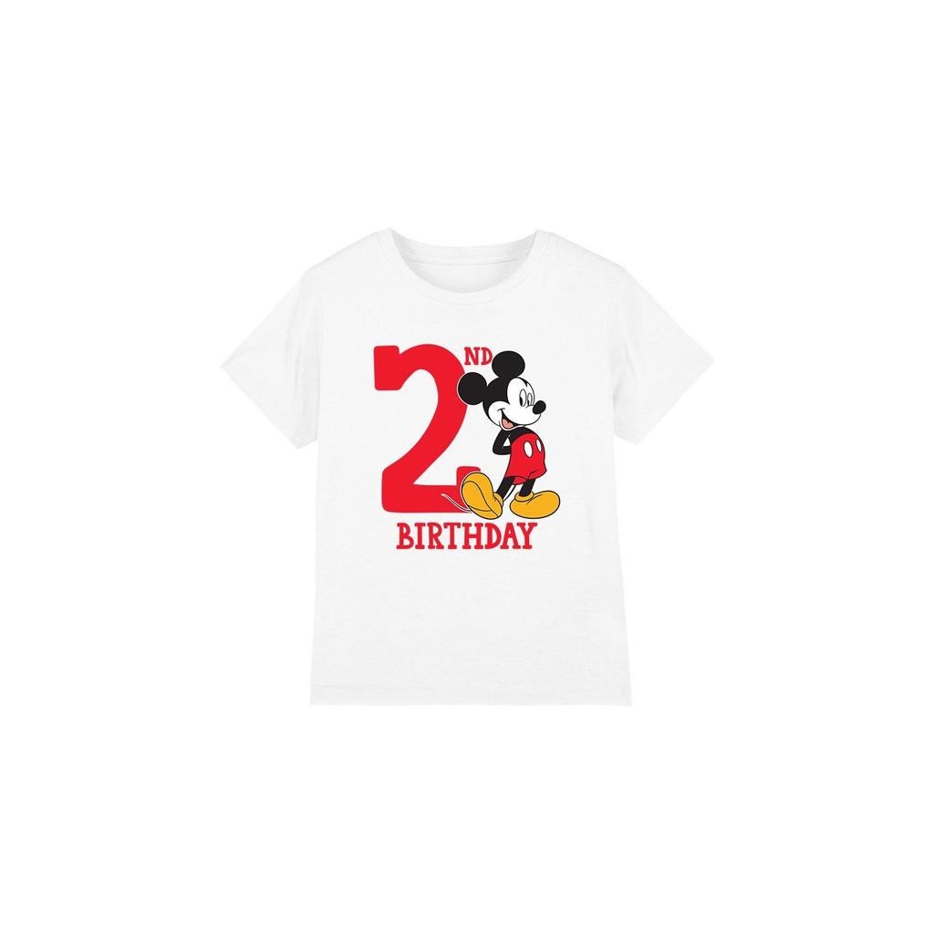 Disney Childrens/Kids Mickey Mouse 2nd Birthday T-Shirt