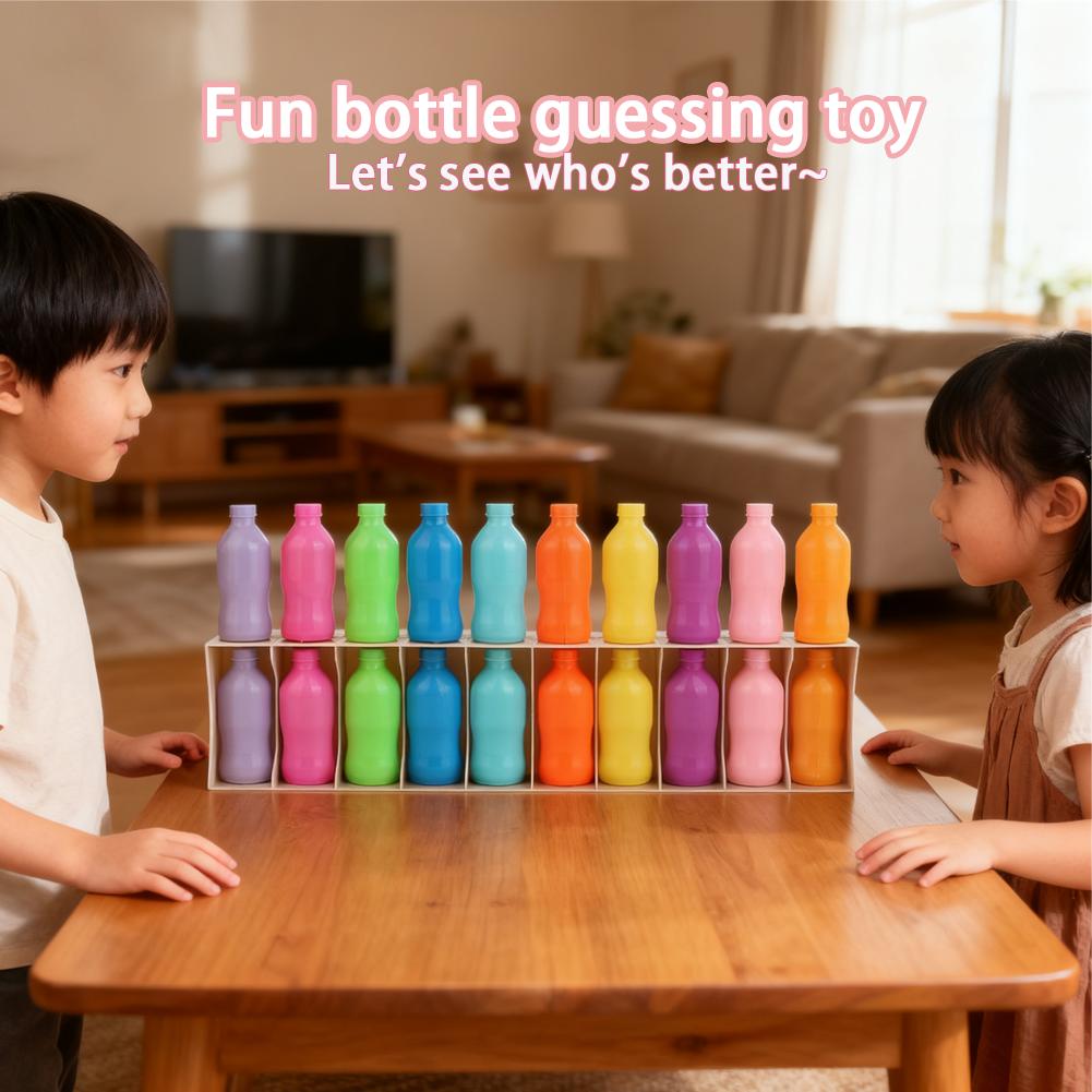 Interesting bottle guessing game, bottle color challenge game for children and adults, multiplayer game for party gatherings