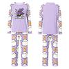 Matching Family Halloween Pajama Set with Patchwork Print for Parents and Kids - Comfortable Holiday Loungewear