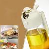2-in-1 Glass Oil Dispenser and Sprayer Family Kitchen Air Fryer Spray Camping Barbecue Cooking Oil Sprayer 470ml Premium PP Bottle