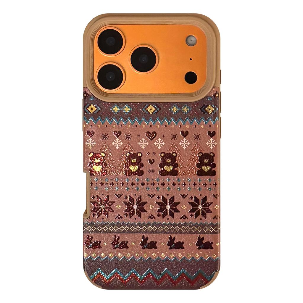 Creative Brown Bear Phone Case for iPhone 17 and iPhone 17 Pro Max