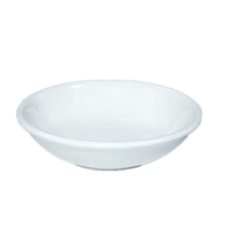 Pure White Ceramic Condiment Dishes - 3.8-inch (Set of 10)