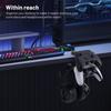 3-in-1 No Punch Table Clip Hook Headphone Holder 360° Rotating Controller Holder Miscellaneous Storage Hanging Hooks