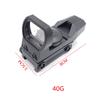 20 mm Optical Holographic Point Green Sight Reticle Tactical Scope Collimator Outdoor Tool