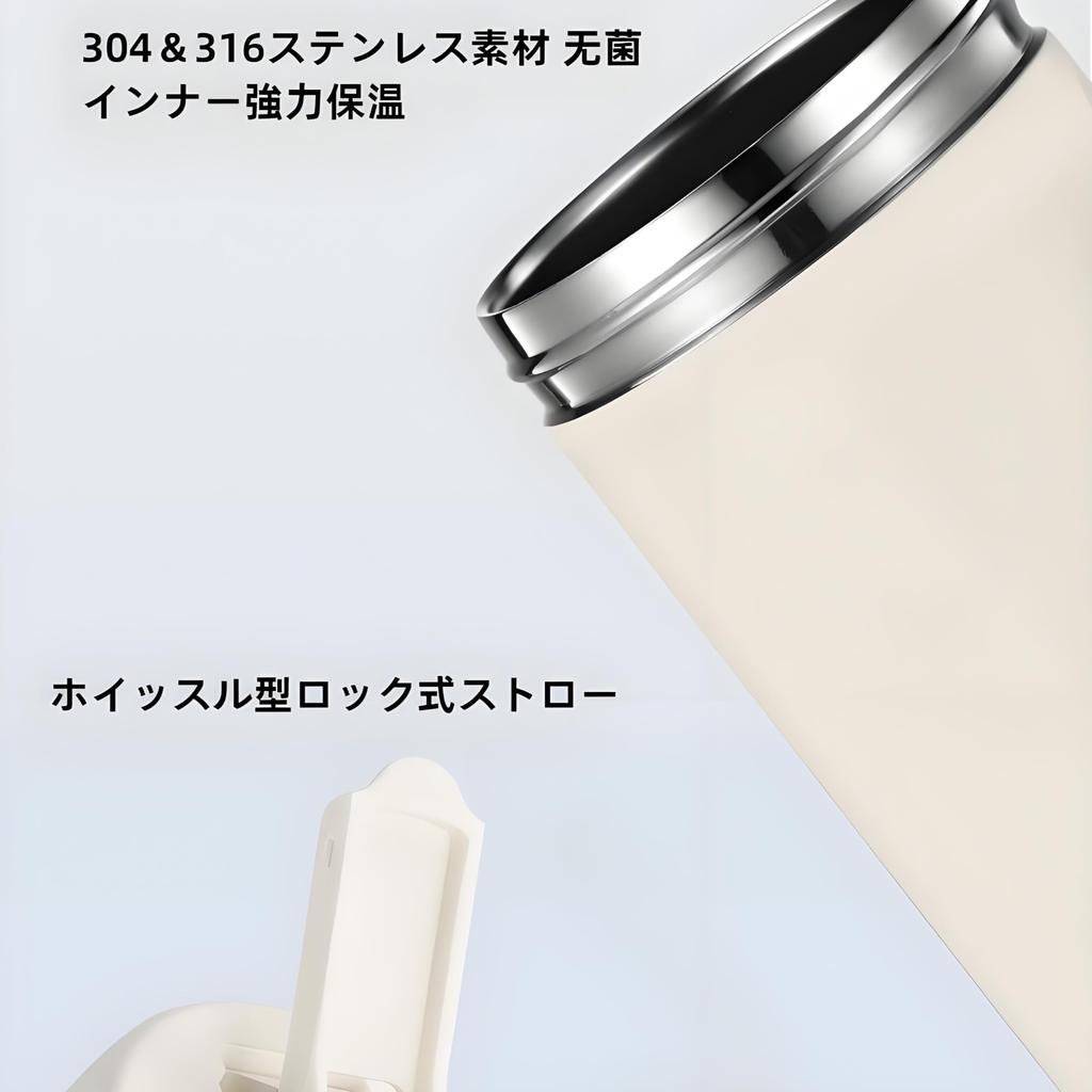 MYEEDA Vacuum Insulated Stainless Steel Water with Easy to Suitable for Elementary School and Direct Wide Outdoor Use Bottle, 420ml, Thermos, Straw,