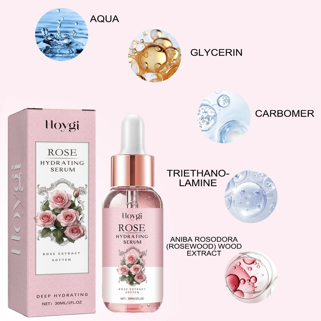 Rose Essence Moisturizing Toner Deep Hydration Long Lasting Moisturizing Cleansing Impurities Moisture Glow