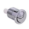 Chrome Push Button Cistern Button Bathroom Renovation DIY Friendly Modern Finish Skipper 45 Compatible User-Friendly