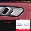 Silver For BMW 3 Series G20 G28 Car Rear Inner Door Handle Speaker Stereo Cover