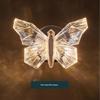 Light Luxury LED Butterfly Wall Lamp Dimmable Rotatable for Bedroom Bedside Aisle Villa Home Decor Free Shipping