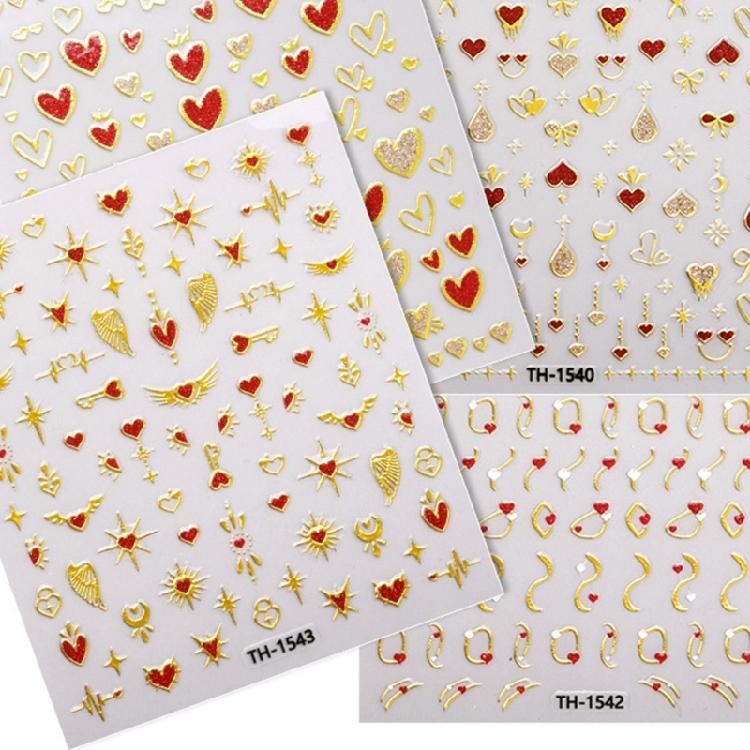 1 Sheet Spring Festival Nail Art Stickers for Women and Girls Traditional Chinese Designs Spring Festival Nail Decals