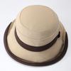 Fisherman's Hat Women's Simple and Versatile Hat Outdoor Travel Sun Shading Solid Color Fashionable Big Head Circumference Basin Hat
