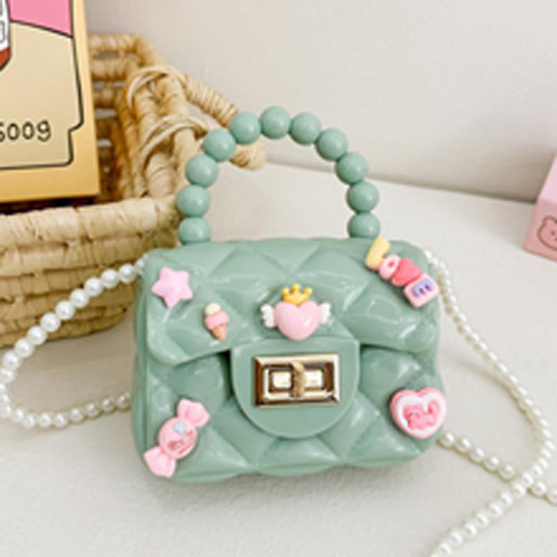 Rabbit Animal Plush Dolls Pearl Shoulder Strap Small Trendy Girl Shoulder Bag