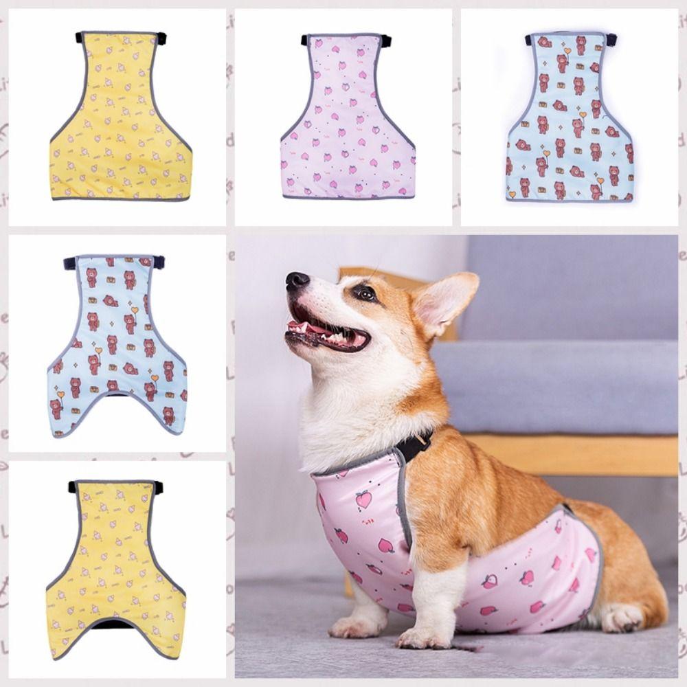 Roupa Impermeável de Proteção para Barriga de Cão, Bavete Anti-sujidade para Cão, Fato de Esterilização para Gato, Cobertura Respirável para Barriga de Cão, Proteção de Estômago