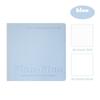 Cube Notebook Plan Book Portable Size Mild Color Soft PU Cover Grid & Blank Page 80 Sheets Diary Memo Office School