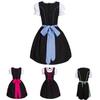 Okouzlující německé šaty Bavorský Dirndl Kostým s Elegantní Zdobení Zástěry