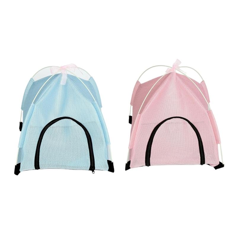Simple Summer Teepee for Pet House Indoor House Tent Teepee for Small Animals Foldable Shelter Pet Furniture