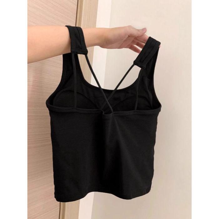 Women's Slimming Sleeveless Camisole with Chest Pad – 2025 New Style Versatile Basic Top.