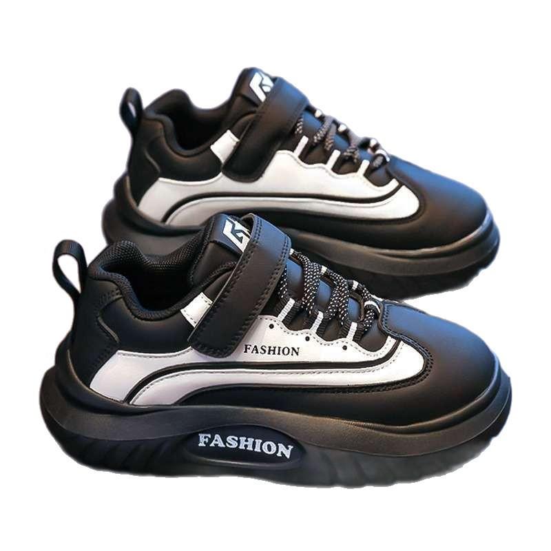 Girls Shoes 2025 Spring New Children's Soft-soled Sports Shoes Medium and Large Children and Girls Non-slip Lightweight Casual Board Shoes