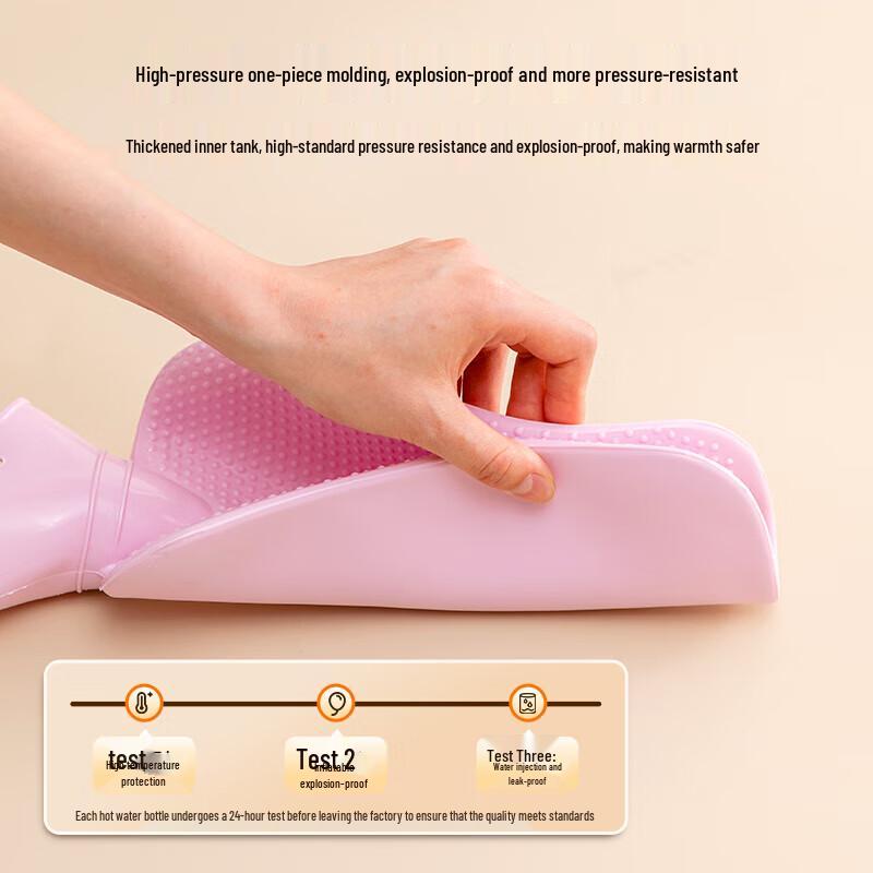 Lexueer Large Plush Hot Water Bottle