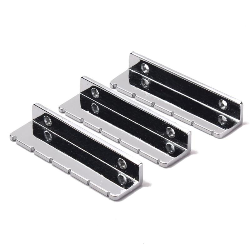 6 Strings Guitar Metal Slotted Nut Replacement L Shaped Guitar Pillow Bridge Nut for Enhanced Stability Comfortable Play