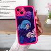 Coque de téléphone JJK Mahito pour iPhone 17 16 15 14 13 12 11 Air Pro Max Plus Rouge Housse Souple en TPU antichoc