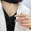 2024 Freshwater Pearl Jewelry Set: Necklace, Earrings & Ring - Elegant Gift for Mother or Mother-in-law