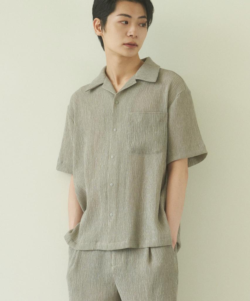 210EDIT Men'S Cooling Open Collar Shirt [3 Color]_Ze2Sh038