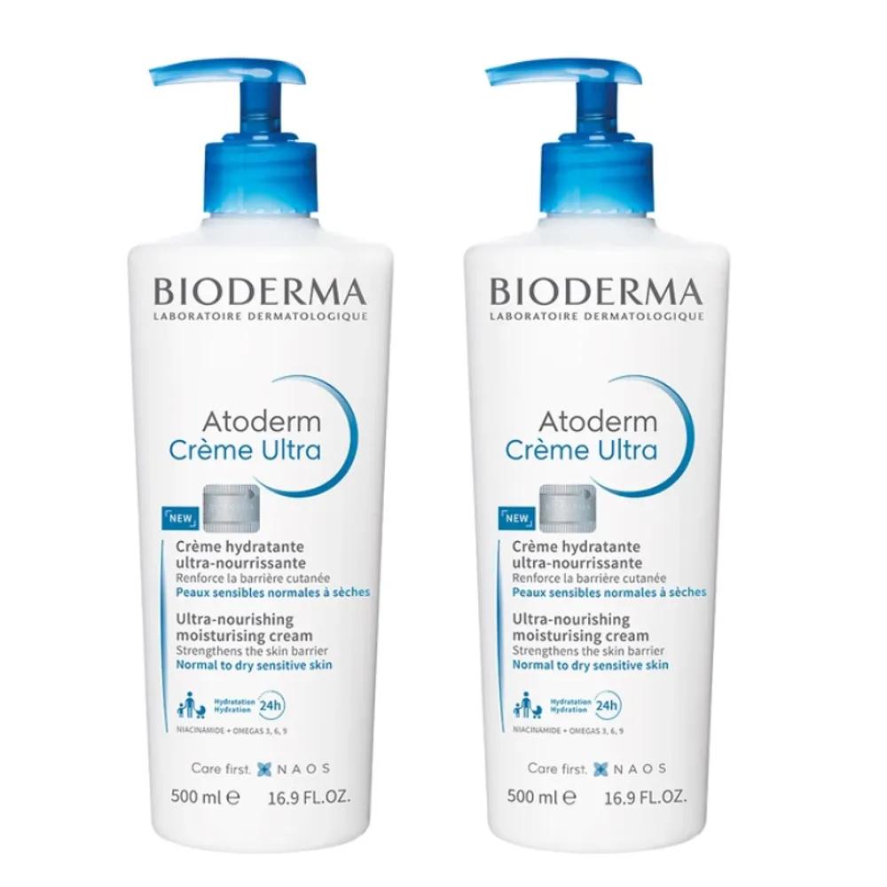 Bioderma Atoderm Ultra Cream 500ml 2-pack