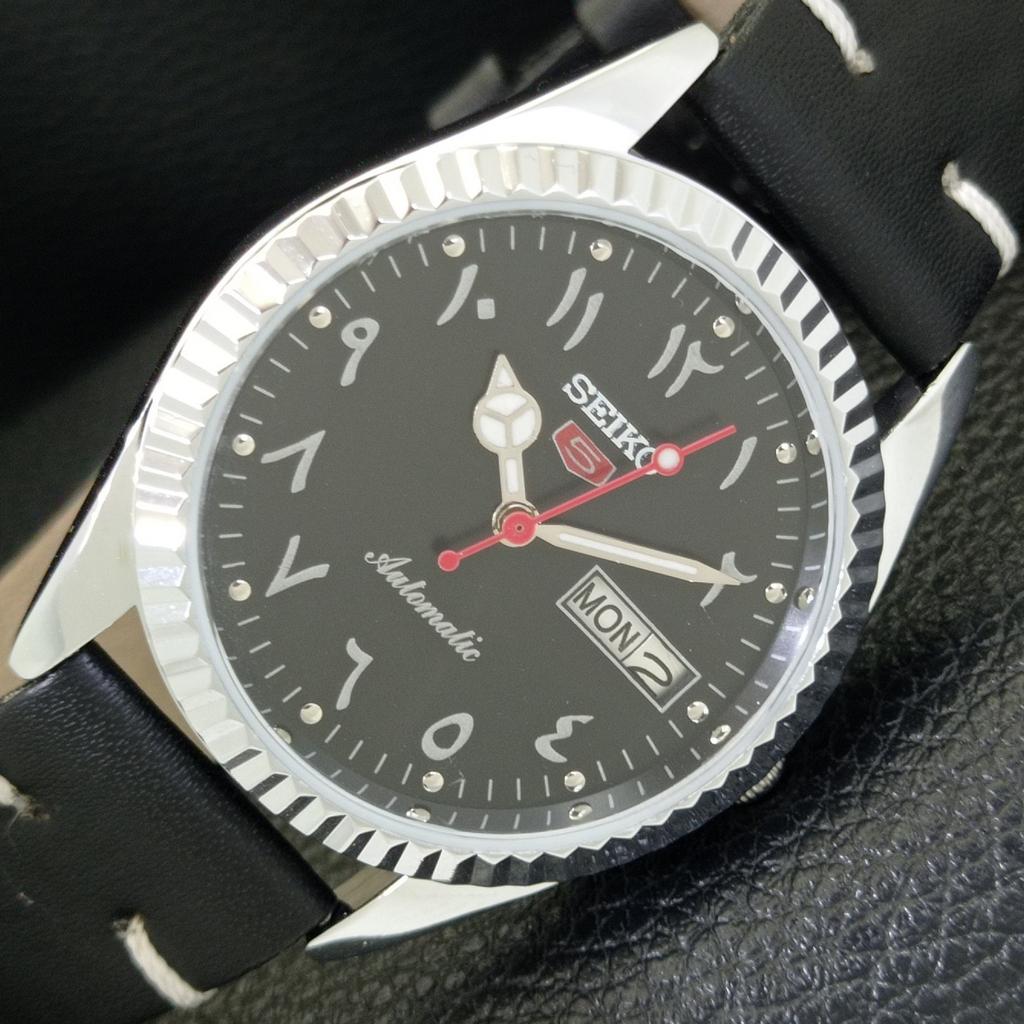 

VINTAGE REFURBISHED SEIKO 5 AUTOMATIC 6309A JAPAN MENS ARABIC WATCH a441520-5 Sk-a441520