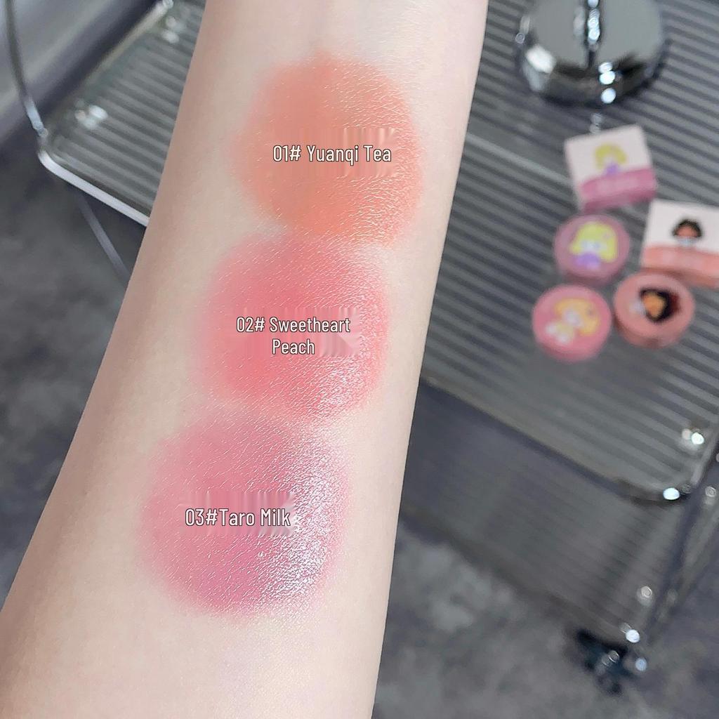 Gege Bear Tea Rose Cushion Blush - Soft, Subtle Daily Whiteness Enhancer