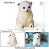 Oenux Gårdsmodell Gris Høne Kanin Shiba Inu Geit Actionfigurer Fjærfe Dyr Figur PVC Miniatyr Hjemmedekor Nydelig Leketøy for Barn