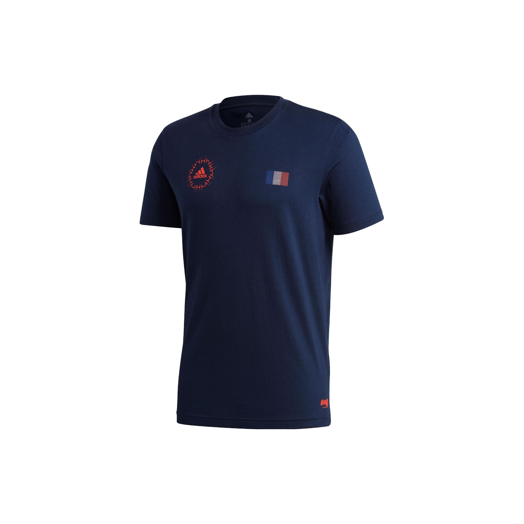 adidas Tsubasa France T-Shirt Navy Men s FQ7639 L