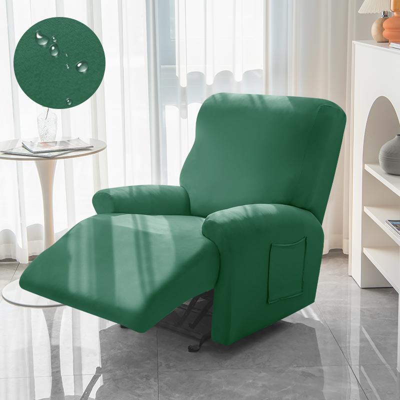 Stretch Recliner Chair Cover Solid Color Anti-dust Sofa Cover All-inclusive Single Sofa Slipcover Protector for Living Room
