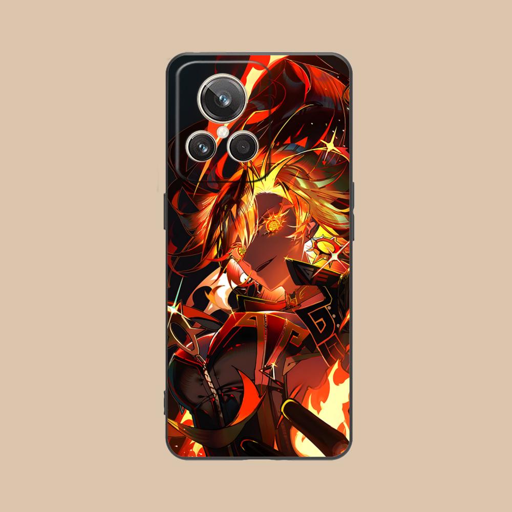 

Game GI Mavuika Matte TPU Mobile Phone Case for Realme 15 14 13 12 11 10 9 Pro Plus T i Lite 5G Colorful Printing Cover realme 9i 5G