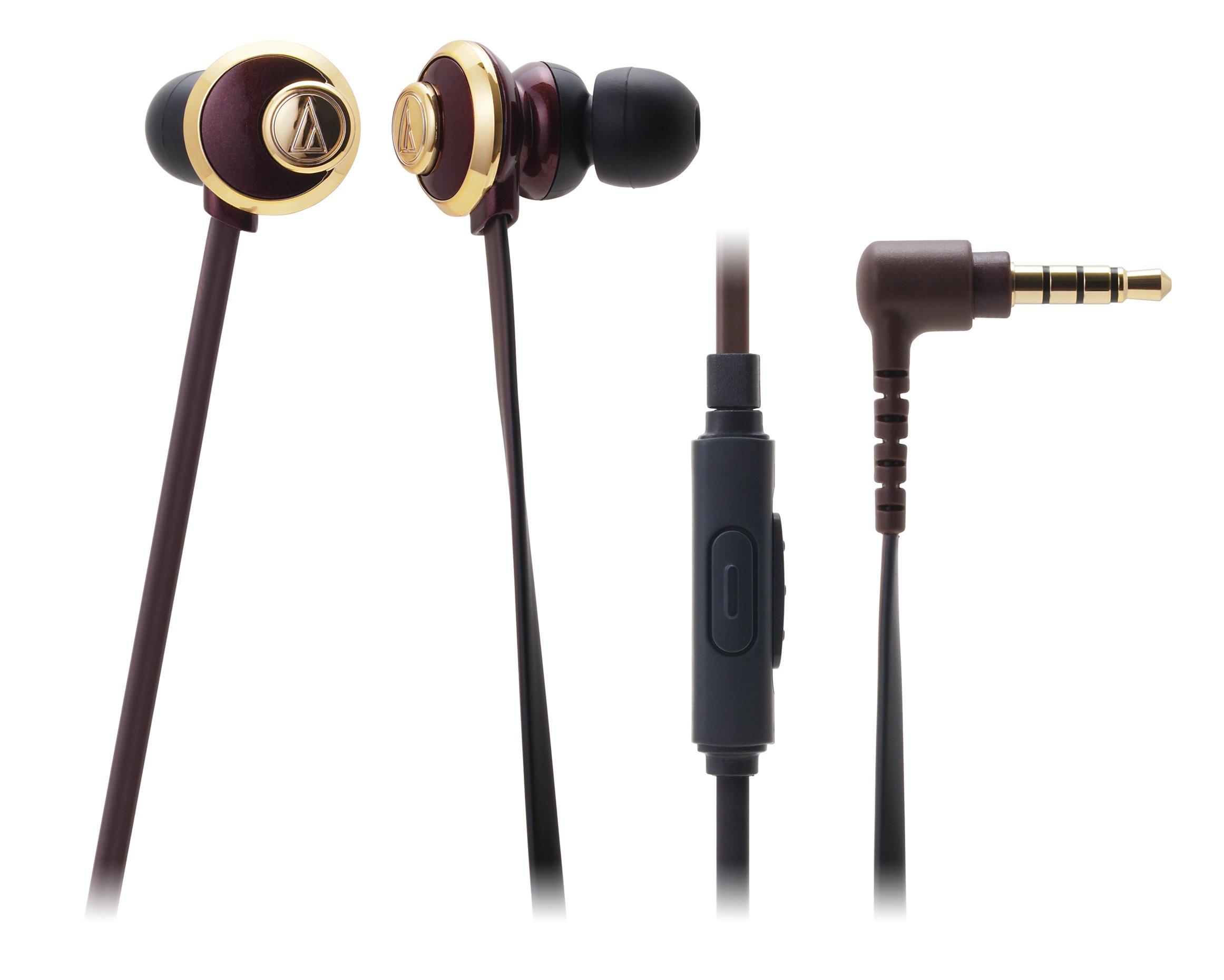

Inner ear headphones for smartphones Brown audio-technica коричневий