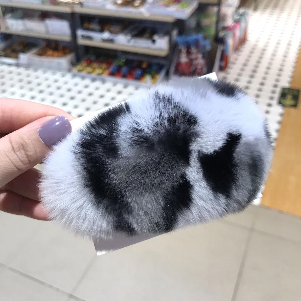 Real Rabbit Fur, Fur, Headband, Hat, Women's Autumn and Winter Forehead To Keep Warm, Going Out, Headgear, Headgear, Women's Hair Band, Plush Headband