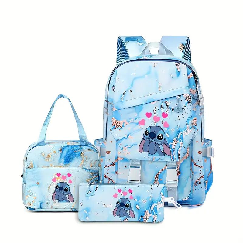 TS JYL laptop bag,Stitch Backpack Lightweight Large School Bag For Grade 1-6 Students
