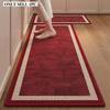 Kitchen Rug Anti-slip Stain-resistant Wear-resistant Foot Mats Solid Color Carpet Long Size Rugs Home Decor Alfombra De Cocina