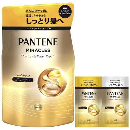 

Pantene miracles увлажнение и восстановление шампунь рефилл 350г+10г+10г включает пробный мини-пакет