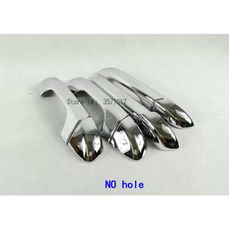 Car Body Styling Armrest Handrail Stick Frame Lamp Trim ABS Chrome Door Handle 8PCs For Kia Sportage KX5 2016 2017 2018