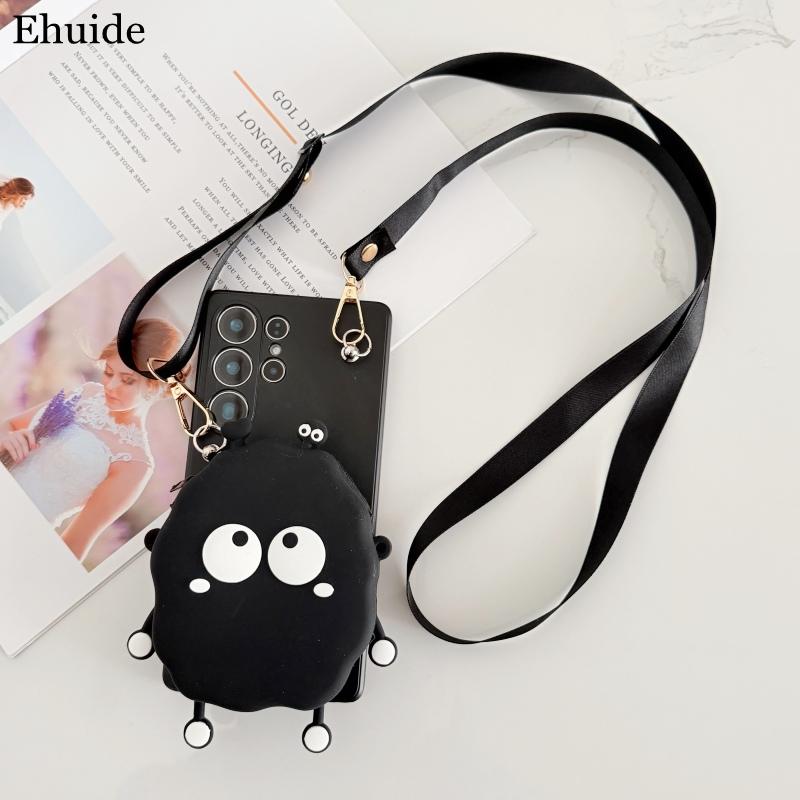 

Cute Cartoon Case for Xiaomi 15T Pro Mi 14T 17 Pro Max Redmi 15 15C A5 14C 13 13C Wallet Crossbody Strap Lanyard Card Bag Cover Mi 15T
