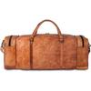 Stora kappsäckar för män, resväska i läder, övernattningsgym sport weekendväska