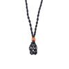 1pc Hand-knitted DIY Braided Necklace Cord Crystal Necklace Holder Empty Stone Holder Necklace Cord