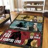 JoJos Bizarre Adventure Teppich für Wohnzimmer Schlafzimmer, Heimdekor Cooles Film & Spiel Bodenmatte -HE29