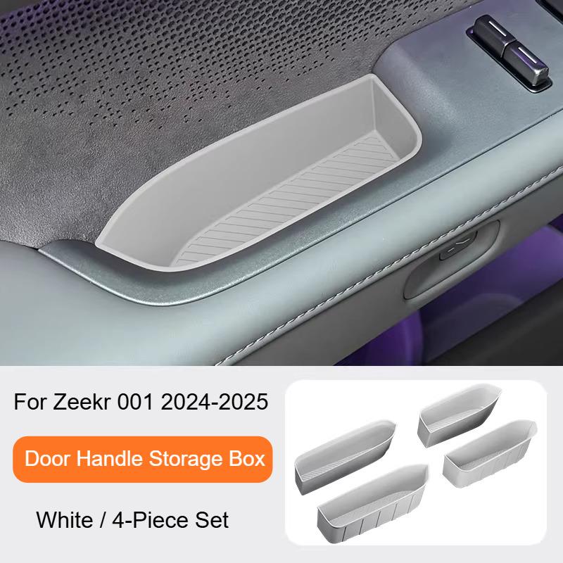 For Zeekr 001 2024-2025 Car Door Handle Storage Box Armrest Storage Box