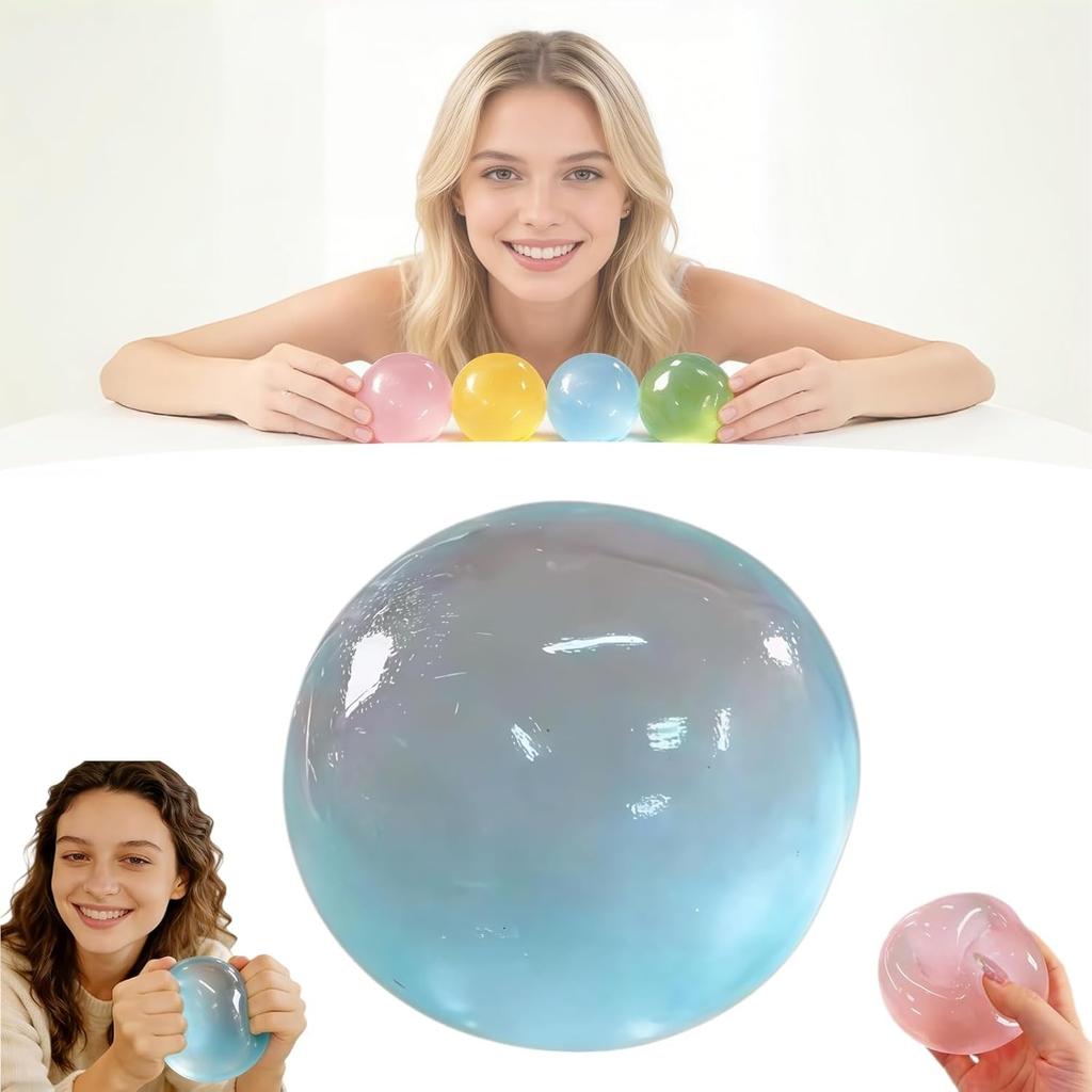 Handmade Coconut Oil Squishy Ball, Crunchy Fidget Slow Rising Portable Odorless Non, Sticky Coconut Oil Squishy for Easing Tension During