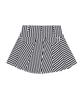 Chuku Chu C23M-Sk006W Striped Jersey Full Skirt (Black)