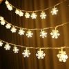 LIHAO Christmas Tree Light Ornaments, 10m, 80 Bulbs, Illumination, LED Tree Lights, Christmas Lights, Snowflakes, Snowflakes, Christmas Ornaments,