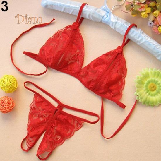 Lollipops Kobiety Seksowna Bielizna Koronkowa Bielizna Bielizna nocna Stringi Bielizna Nocna